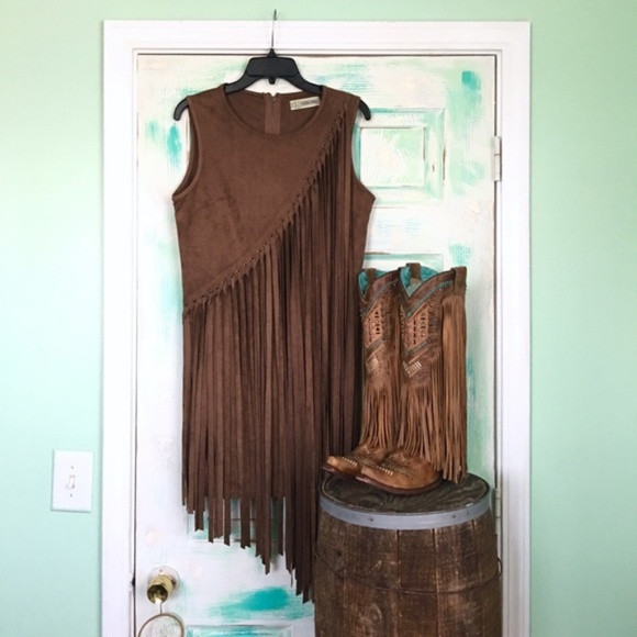 western fringe dress